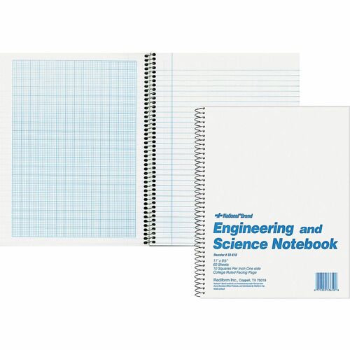 Rediform RED33610 Engineering and Science Notebook - Letter