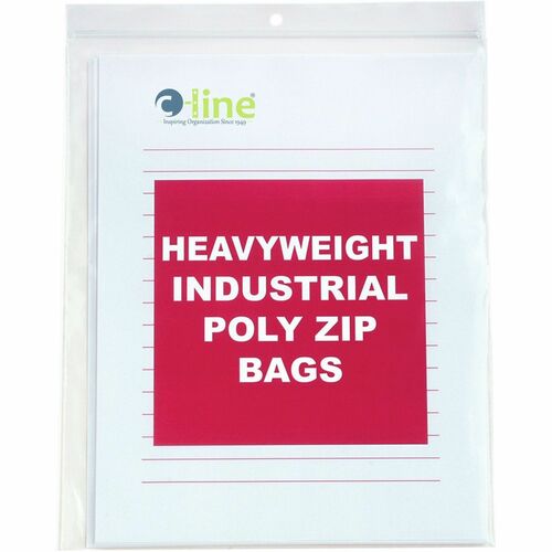 C-Line CLI47911 Letter-size Heavyweight Poly Zip Bags