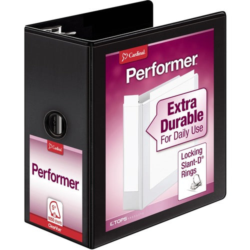 Cardinal® CRD17951 Performer ClearVue 5" Slant-D Binder