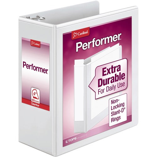Cardinal® CRD17810 Performer ClearVue Slant-D Ring Binder