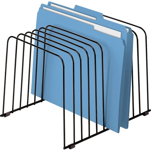 Fellowes FEL72112 Wire File Sorter - 11 Divider(S) - 8" Height X 9" Width X 11.4" Depth - Desktop - Black - Steel - 1Each