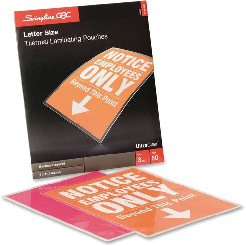 GBC GBC3745690 Ultra Clear Thermal Laminating Pouches