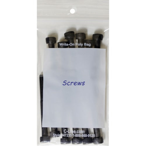 C-Line CLI47235 Write-On Reclosable Small Parts Bags