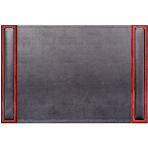 Dacasso DACP8002 Rosewood & Leather Side-Rail Desk Pad