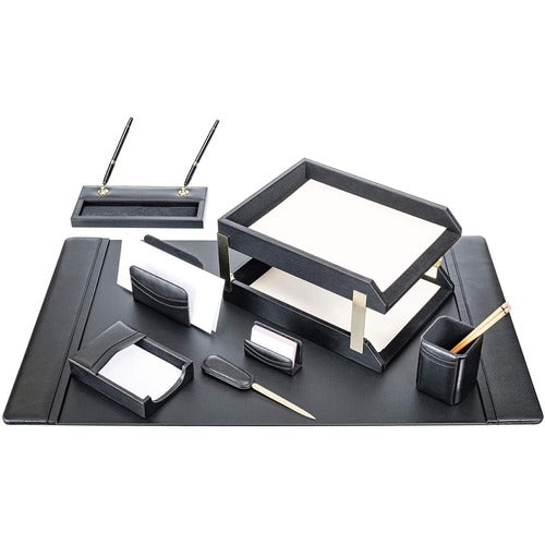 Dacasso DACD1020 Leather 10-Piece Desk Set