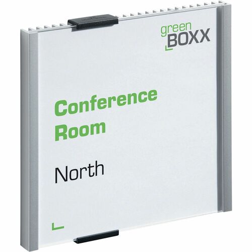 DURABLE DBL480223 Aluminum/Acrylic Information Sign Panel