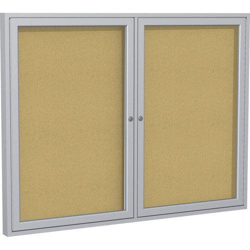 Ghent GHEPA23660K 2-Door Enclosed Bulletin Board