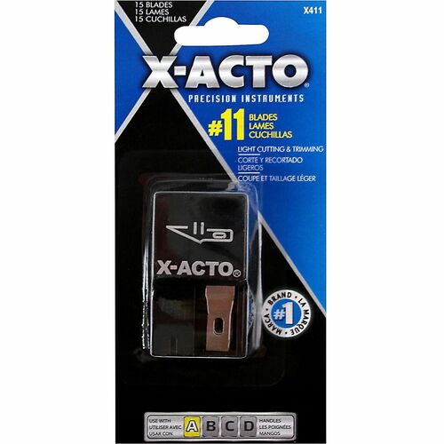 Elmer's EPIX411 X-ACTO No. 11 Fine Point Blades Dispenser