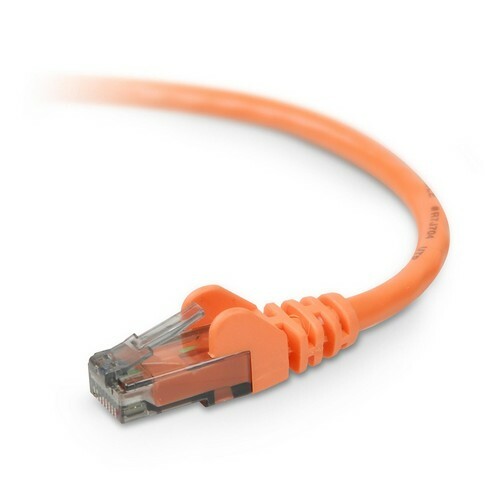 Belkin BLKA3L98001ORGS Cat6 Snagless Patch Cable