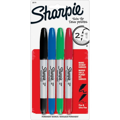 Sharpie SAN32174PP Twin-Tip Markers