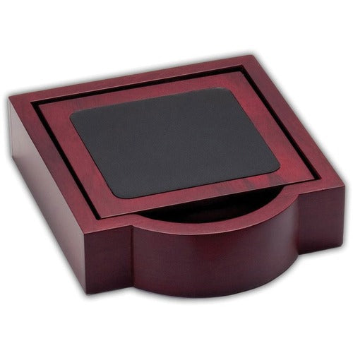 Dacasso DACA8045 Rosewood & Leather Coaster Set