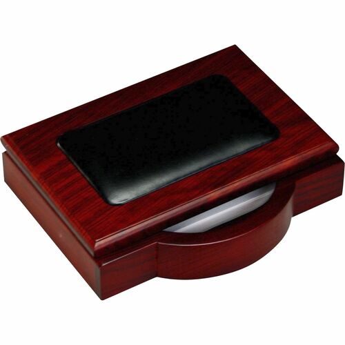 Dacasso DACA8009 Rosewood & Leather Memo Holder