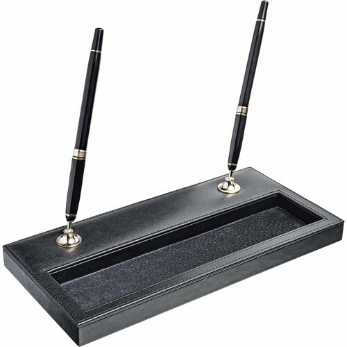 Dacasso DACA1004 Double Pen Stand with Gold Accent