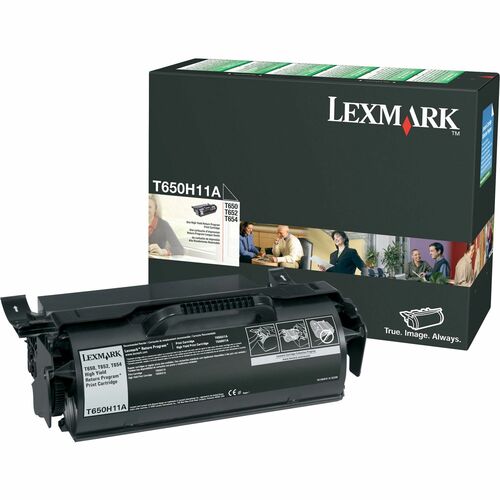 Lexmark LEXT650H11A High Yield Return Program Black Toner Cartridge - Laser - 25000 Page - 1 Each