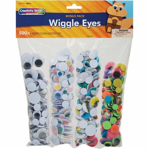 Creativity Street PAC3435 Wiggle Eyes Assortment