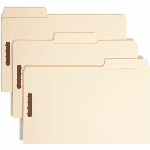 Smead SMD19535 SuperTab 1/3 Tab Cut Legal Recycled Fastener Folder