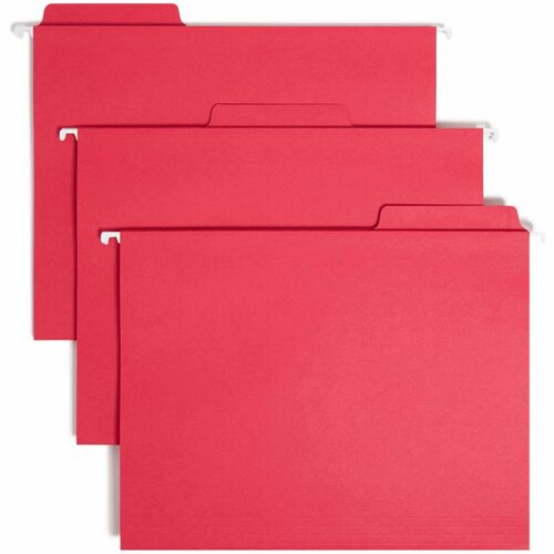 Smead SMD64096 FasTab 1/3 Tab Cut Letter Recycled Hanging Folder