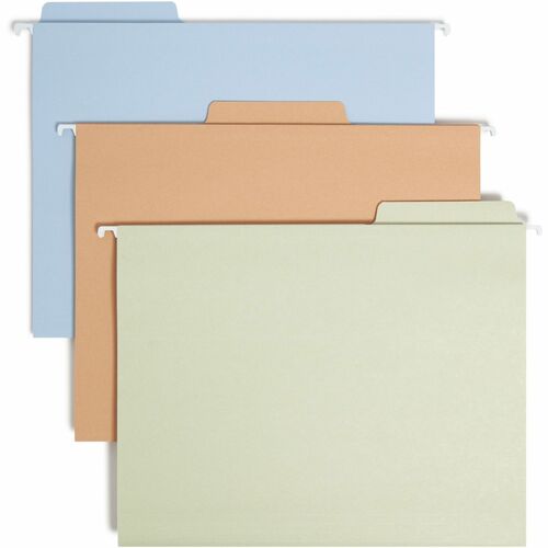 Smead SMD64054 FasTab 1/3 Tab Cut Letter Recycled Hanging Folder