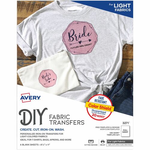 Avery® AVE03271 Avery® Iron-On T-Shirt Transfer