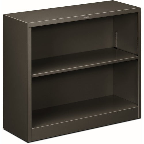 HON HONS30ABCS Brigade Steel Bookcase | 2 Shelves | 34-1/2"W | Charcoal Finish