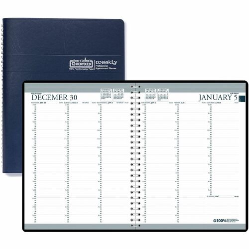 House of Doolittle HOD27207 Blue Professional Weekly Planner