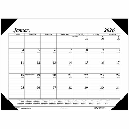 House of Doolittle HOD124 Economy Refillable Desk Pad