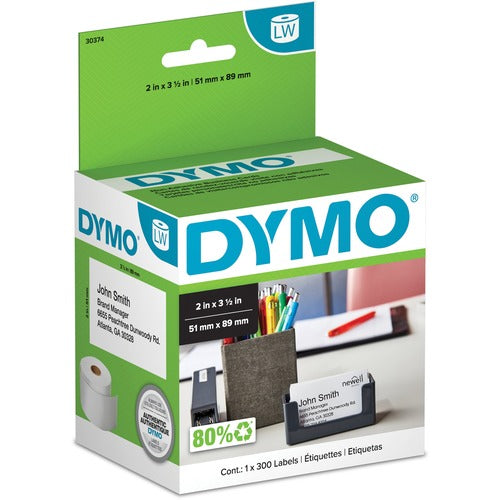 Dymo DYM30374 Nonadhesive Appointment Cardstock Labels