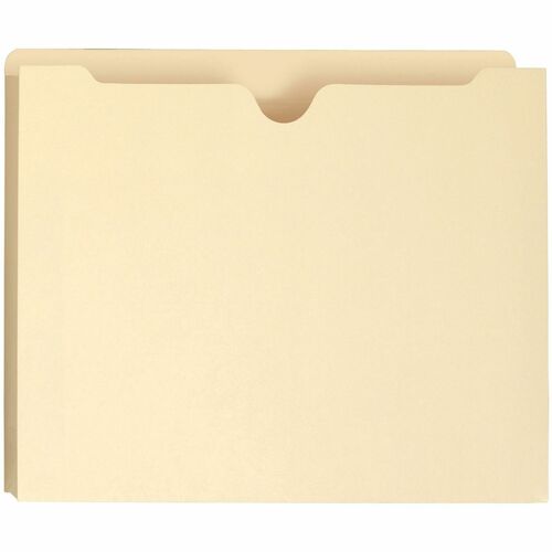 Smead SMD75605 Straight Tab Cut Letter Recycled File Jacket