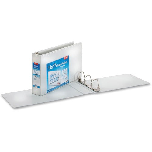 Cardinal® CRD22142 ClearVue Overlay Tabloid D-Ring Binder