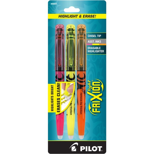 Pilot PIL46507 FriXion Frixion Light Erasable Highlighters