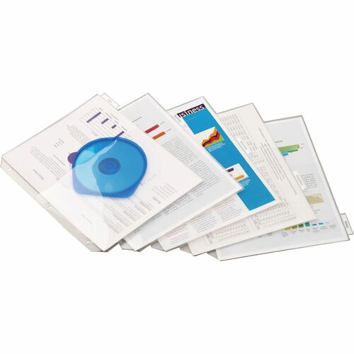 Cardinal® CRD84010CB Ring Binder Poly Pockets