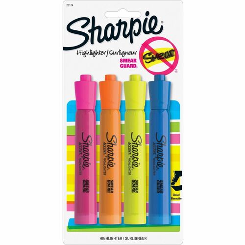Sharpie SAN25174PP Tank Style Accent Highlighters