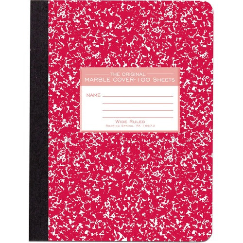 Roaring Spring ROA77229 Wide Ruled Hard Cover Composition Book