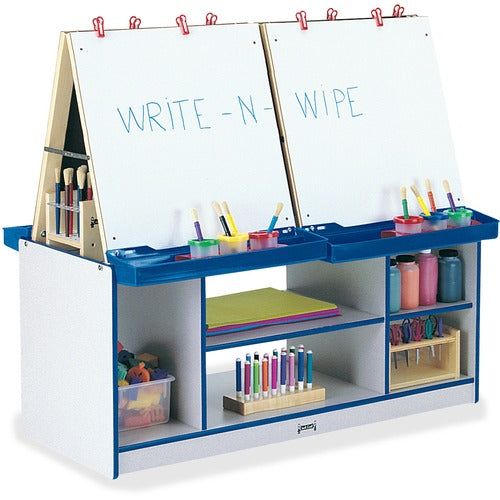 Jonti-Craft JNT0294JCWW003 Rainbow Accents 4 Station Art Center