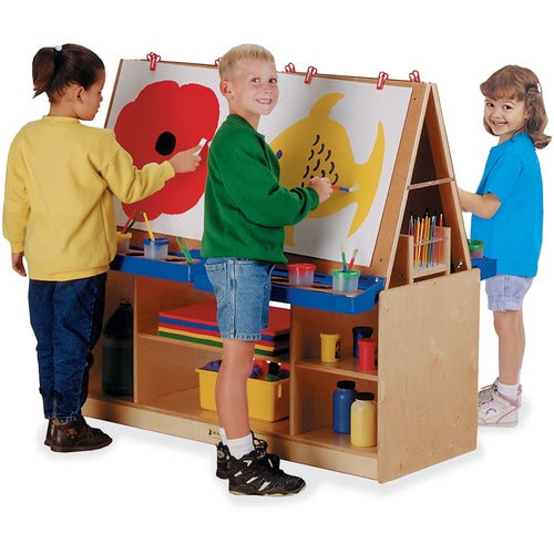 Jonti-Craft JNT0294JC Rainbow Accents Multi-Station Art Center