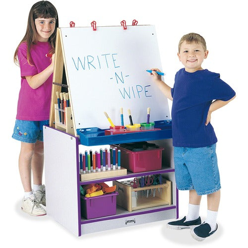 Jonti-Craft JNT0289JCWW004 Rainbow Accents 2 Station Art Center