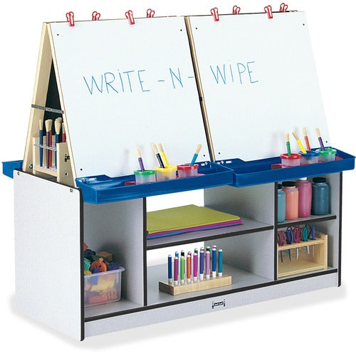 Jonti-Craft JNT0294JCWW180 Rainbow Accents 4 Station Art Center