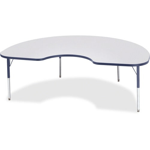 Jonti-Craft JNT6423JCE112 Berries Elementary Height Color Edge Kidney Table