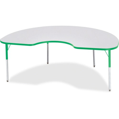 Jonti-Craft JNT6423JCA119 Berries Adult Height Prism Color Edge Kidney Table