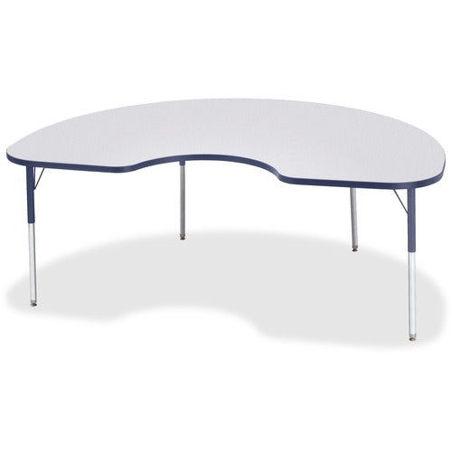 Jonti-Craft JNT6423JCA112 Berries Adult Height Prism Color Edge Kidney Table