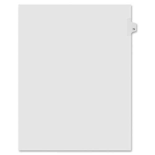 Kleer-Fax KLF91079 Numeric Laminated Tab Index Dividers