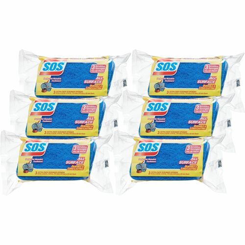 S.O.S CLO91028CT All-Surface Scrubber Sponge