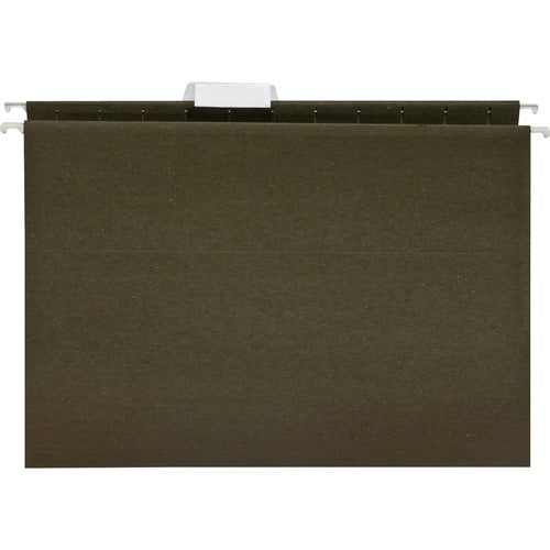 Business Source BSN17533 1/5 Tab Cut Letter Recycled Hanging Folder