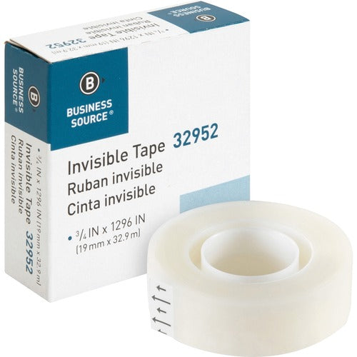 Business Source BSN32952 Invisible Tape Dispenser Refill Roll