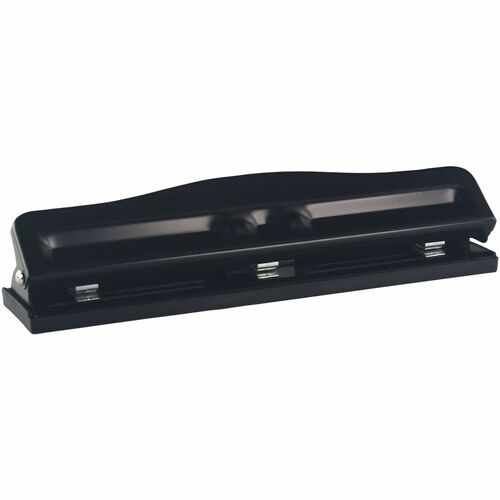 Business Source BSN65645 3-Hole Adjustable Paper Punch