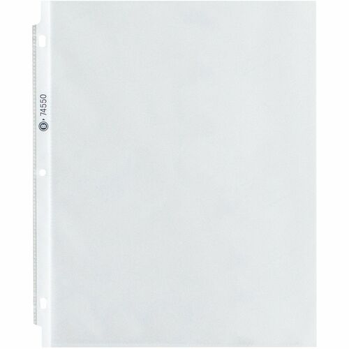 Business Source BSN74550 Top-Loading Poly Sheet Protectors