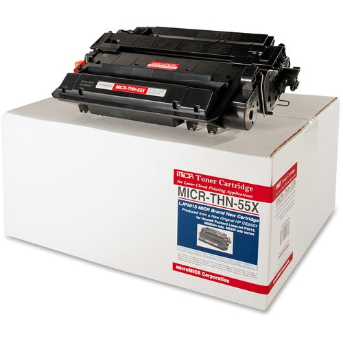 microMICR MCMMICRTHN55X MICR Laser Toner Cartridge CE255X - Black - 1 Each