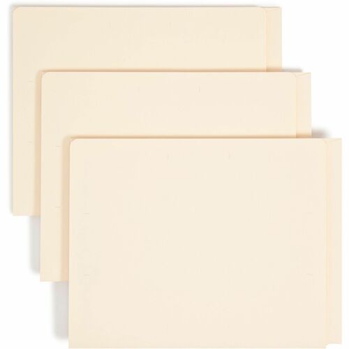 Smead SMD34101 Straight Tab Cut Letter Recycled Fastener Folder