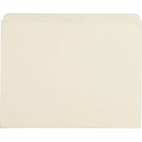 Business Source BSN43565 Straight Tab Cut Letter Recycled Top Tab File Folder