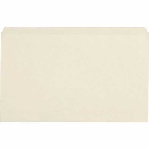 Business Source BSN43566 Straight Tab Cut Legal Recycled Top Tab File Folder